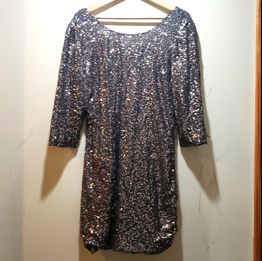 Lauren Conrad sequin mini party dress